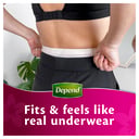 DEPEND WOMEN REAL FIT UNDERWEAR REGULAR 7D LARGE 8 PACK thumbnail 3