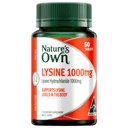 NATURES OWN LYSINE 1000MG 50 TABLETS thumbnail 1