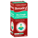 BENADRYL PE DRY COUGH & NASAL 200ML thumbnail 1