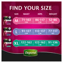 DEPEND WOMEN REAL FIT UNDERWEAR REGULAR 7D X-LARGE 8 PACK thumbnail 10