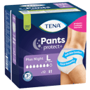 TENA UNISEX PANTS CULOTTES PLUS NIGHT 7D LARGE 12 PACK thumbnail 1