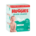 HUGGIES THICK BABY WIPES FRAGRANCE FREE 240 PACK thumbnail 1