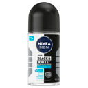 NIVEA MEN ANTIPERSPIRANT B&W INVISIBLE FRESH 48H ROLL ON 50ML thumbnail 1
