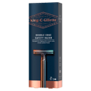 GILLETTE MENS KING C DOUBLE EDGE SAFETY RAZOR 5 PACK thumbnail 4