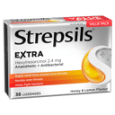 STREPSILS EXTRA HONEY & LEMON 36 LOZENGES thumbnail 3