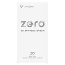 LIFESTYLES ZERO CONDOMS UBER THIN 20 PACK thumbnail 2