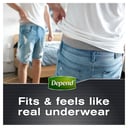 DEPEND MEN ADVANCED PROTECTION UNDERWEAR 7D LARGE 8 PACK thumbnail 6