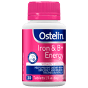 OSTELIN IRON & B+ ENERGY 30 TABLETS thumbnail 2