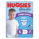 HUGGIES ULTRADRY NAPPY PANTS JUNIOR BOY 24 PACK thumbnail 4