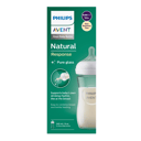 AVENT NATURAL RESPONSE GLASS FEEDING BOTTLE 240ML thumbnail 1