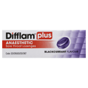 DIFFLAM PLUS ANAESTHETIC BLACKCURRANT SUGAR FREE 16 LOZENGES thumbnail 6