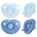 AVENT SOOTHIE SOOTHER NEWBORN 0-6MTHS BLUE 2 PACK thumbnail 4