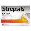 STREPSILS EXTRA HONEY & LEMON 16 LOZENGES thumbnail 2