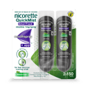 NICORETTE QUICKMIST SMARTTRACK FRESHMINT 150 SPRAYS TWIN PACK thumbnail 1