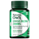 NATURES OWN GINKGO BILOBA 100 TABLETS thumbnail 1