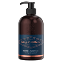 GILLETTE KING C BEARD AND FACE WASH 350ML thumbnail 1