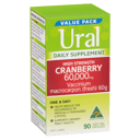 URAL HIGH STRENGTH CRANBERRY 60000MG CAPSULES 90 thumbnail 1
