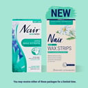 NAIR EASIWAX WAX STRIPS MINI FACE & SENSITIVE AREAS 20 PACK thumbnail 4