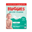 HUGGIES THICK BABY WIPES FRAGRANCE FREE 240 PACK thumbnail 2