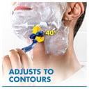 GILLETTE SENSOR 3 DISPOSABLE RAZORS 4 PACK thumbnail 3