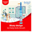 COLGATE TOOTHBRUSH KIDS POWER SONIC BLUEY EXTRA SOFT 1 PACK thumbnail 5