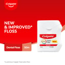 COLGATE DENTAL FLOSS TOTAL DURABLE WAXED 50M thumbnail 7