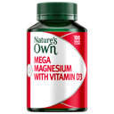 NATURES OWN MEGA MAGNESIUM WITH VITAMIN D3 100 TABLETS thumbnail 11