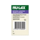 NU-LAX NATURAL FRUIT LAXATIVE SENNA & PRUNE 40 TABLETS thumbnail 6