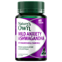 NATURES OWN MILD ANXIETY ASHWAGANDHA 60 TABLETS thumbnail 1