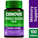 CENOVIS GINKGO BILOBA 2000 100 TABLETS thumbnail 11