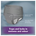 DEPEND MEN ADVANCED PROTECTION N/DEF UNDERWEAR 9D LARGE 8 PACK thumbnail 6