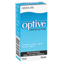 OPTIVE LUBRICANT EYE DROPS 15ML thumbnail 1