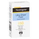 NEUTROGENA ULTRA SHEER FACE FLUID SPF50 40ML thumbnail 1