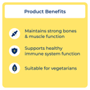 OSTEVIT-D ONE-A-DAY VITAMIN D3 1000IU 60 TABLETS thumbnail 2