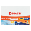 DEMAZIN DAY & NIGHT COLD & FLU + COUGH PE 48 CAPSULES thumbnail 3