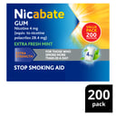 NICABATE GUM REGULAR EXTRA FRESH MINT 4MG 200 PACK thumbnail 10