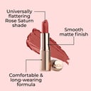 MCO BEAUTY CREME MATTE LUXE LIPSTICK ROSE SATURN 3.5G thumbnail 3