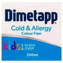 DIMETAPP KIDS COLD & ALLERGY COLOUR FREE 6+ YEARS 200ML thumbnail 7