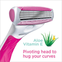 SCHICK QUATTRO WOMEN RAZOR + 2 BLADES thumbnail 4