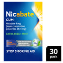 NICABATE EXTRA FRESH 4MG GUM 30 PACK thumbnail 10