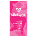 LIFESTYLES CONDOMS PARTY MIX 10 PACK thumbnail 2