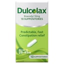 DULCOLAX CONSTIPATION RELIEF SUPPOSITORIES 10 PACK thumbnail 2