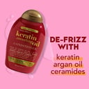 OGX 5IN1 BENEFITS FRIZZ FREE + KERATIN OIL CONDITIONER 385ML thumbnail 7