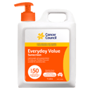 CANCER COUNCIL EVERYDAY VALUE SUNSCREEN PUMP SPF50+ 1 LITRE thumbnail 1