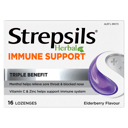 STREPSILS HERBAL IMMUNE SUPPORT ELDERBERRY 16 LOZENGES thumbnail 2