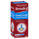 BENADRYL PE CHESTY COUGH & NASAL 200ML thumbnail 1