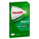 PANADOL RAPID 500MG 8 CAPLETS thumbnail 1