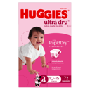 HUGGIES JUMBO ULTRADRY NAPPIES TODDLER GIRL 72 PACK thumbnail 2