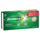 BEROCCA EFFERVESCENT ORIGINAL BERRY 30 TABLETS thumbnail 1