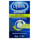 OPTREX ADVANCE PRESERVATIVE FREE TIRED EYE DROPS 10ML thumbnail 2